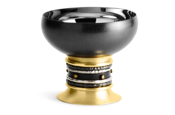 Чаша для орехов Michael Aram Нага 11 см, сталь нержавеющая, латунь, никель