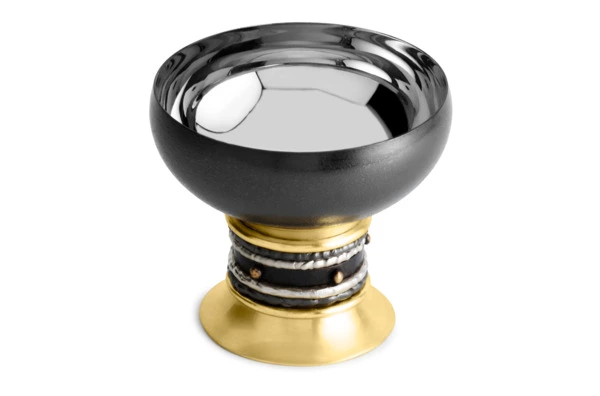 Чаша для орехов Michael Aram Нага 11 см, сталь нержавеющая, латунь, никель