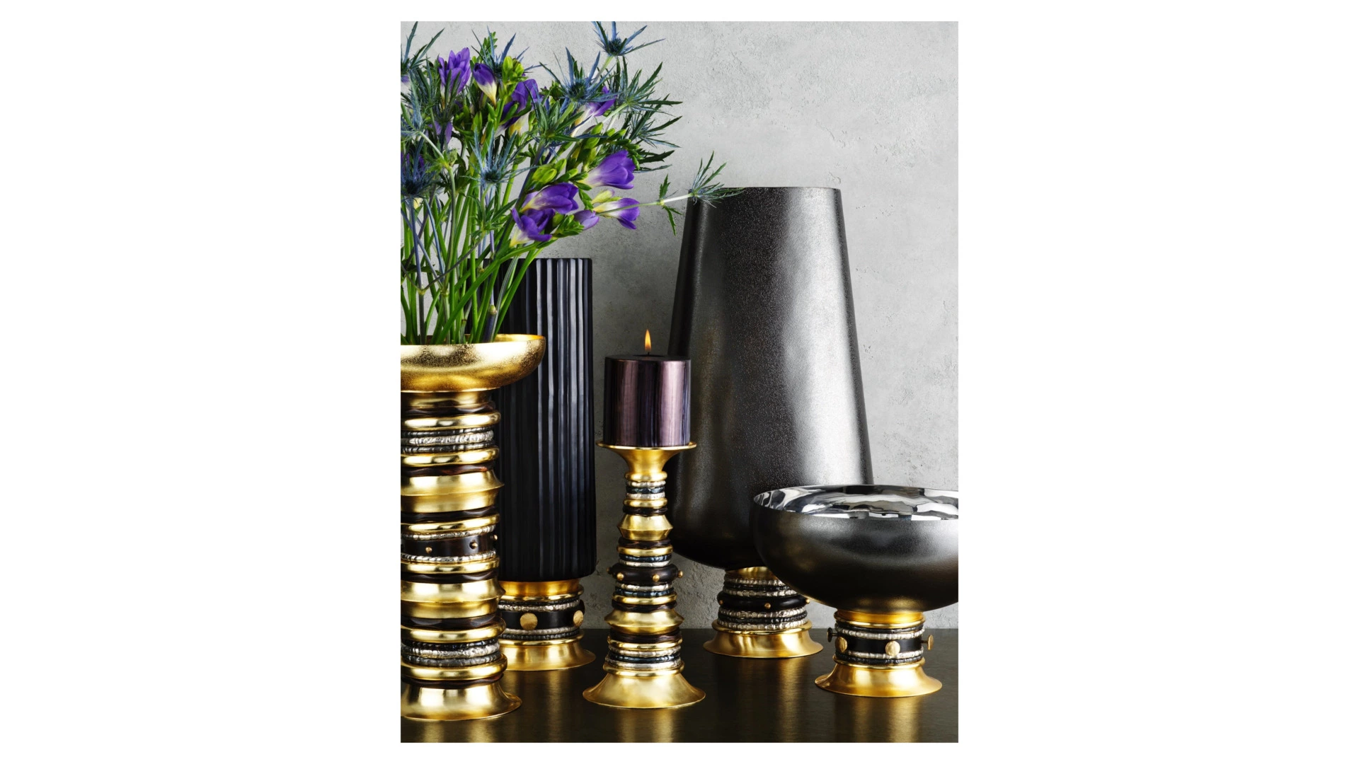 Чаша для орехов Michael Aram Нага 11 см, сталь нержавеющая, латунь, никель