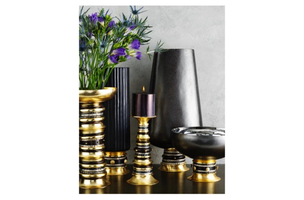 Чаша для орехов Michael Aram Нага 11 см, сталь нержавеющая, латунь, никель