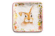 Тарелка пирожковая квадратная Certified Int Весенний сад Кролик задумчивый 15 см, керамика