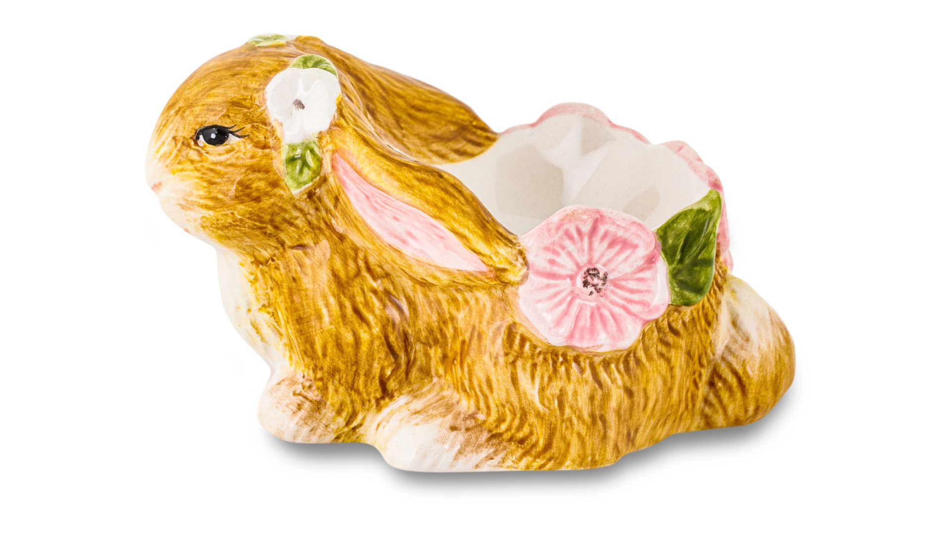 Подставка для яиц 3D Certified Int Весенний сад Кролик 6 см, керамика