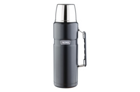 Термос Thermos Matte Black King 1,2 л, сталь нержавеющая-Sale