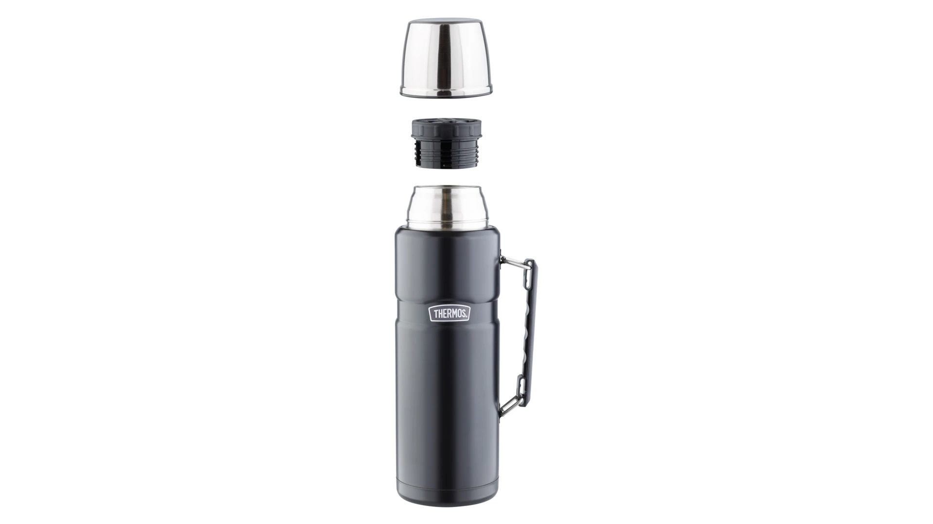 Термос THERMOS Matte Black King 1,2 л, сталь нержавеющая-Sale