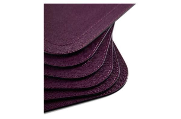 Набор салфеток подстановочных прямоугольных GioBagnara Морис 42х32 см, 6 шт, виноградный