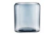 Ваза прямоугольная Nude Glass Слои 27,6 см, стекло хрустальное, синяя