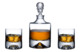 Набор из графина и 2 стаканов для виски Nude Glass Тень 1,25 л, 350 мл, хрусталь