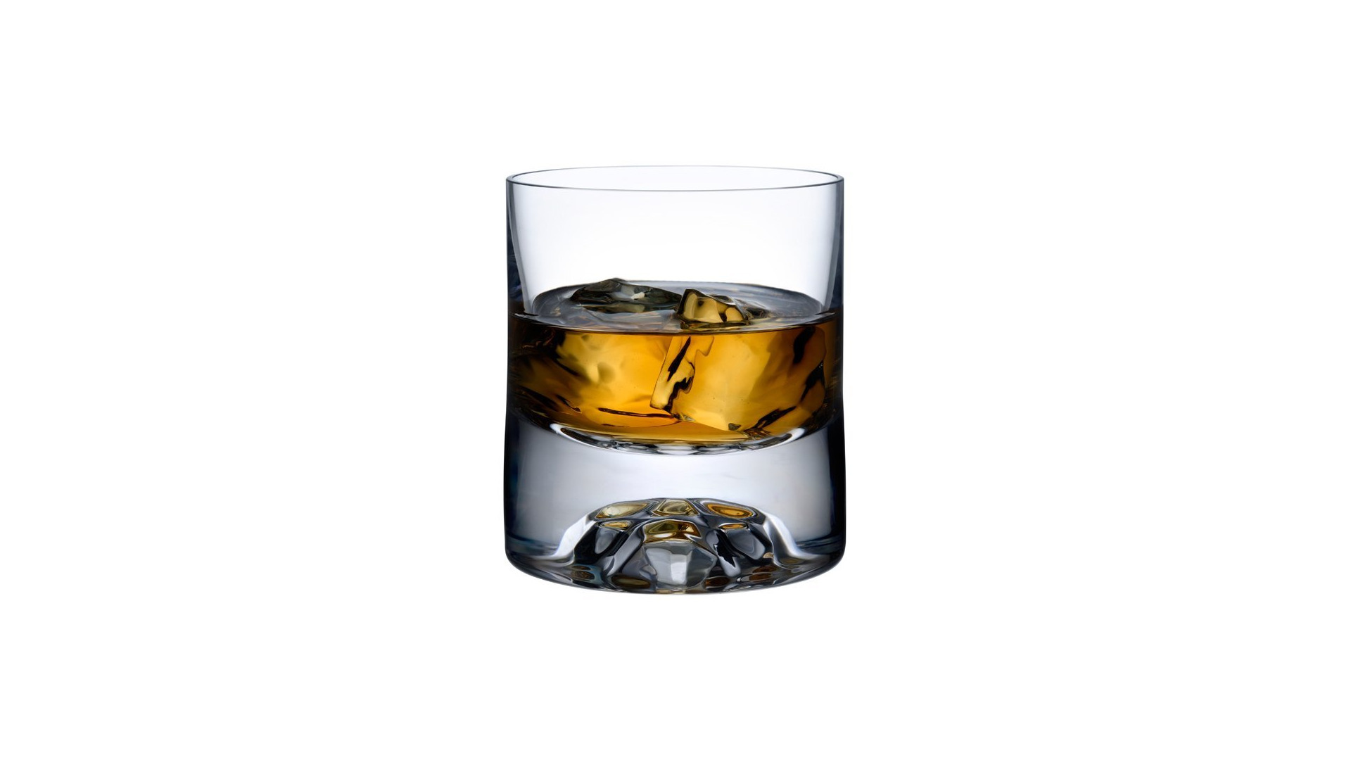 Набор из графина и 2 стаканов для виски Nude Glass Тень 1,25 л, 350 мл, хрусталь