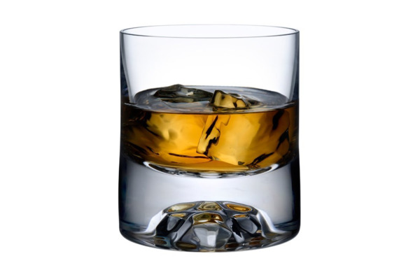 Набор из графина и 2 стаканов для виски Nude Glass Тень 1,25 л, 350 мл, хрусталь