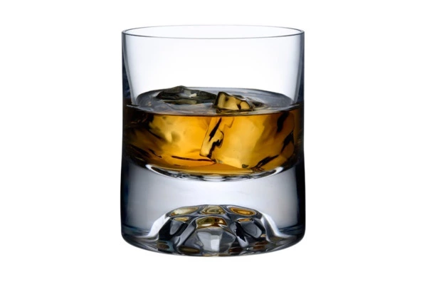 Набор из графина и 2 стаканов для виски Nude Glass Тень 1,25 л, 350 мл, стекло хрустальное
