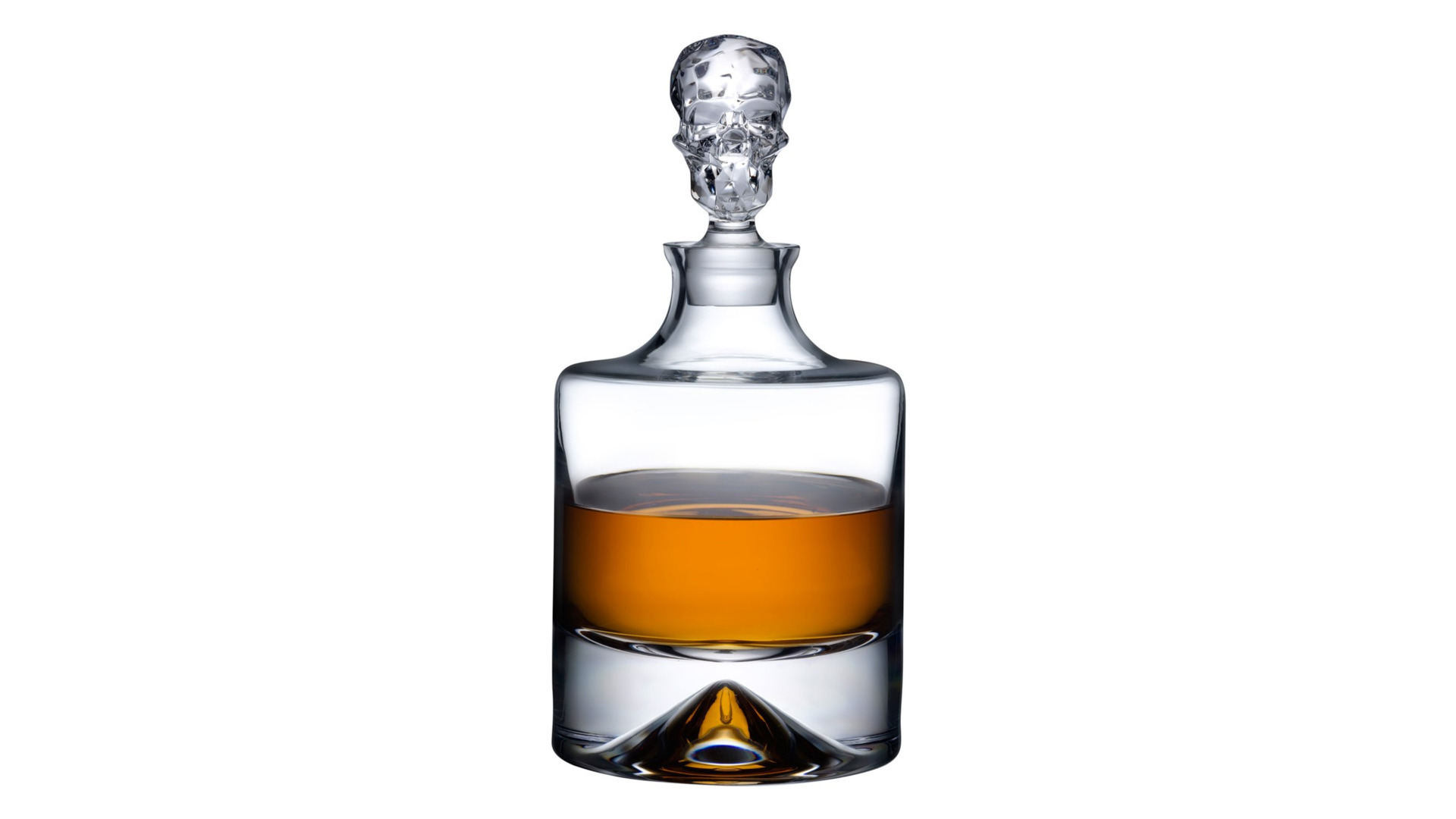 Набор из графина и 2 стаканов для виски Nude Glass Тень 1,25 л, 350 мл, хрусталь