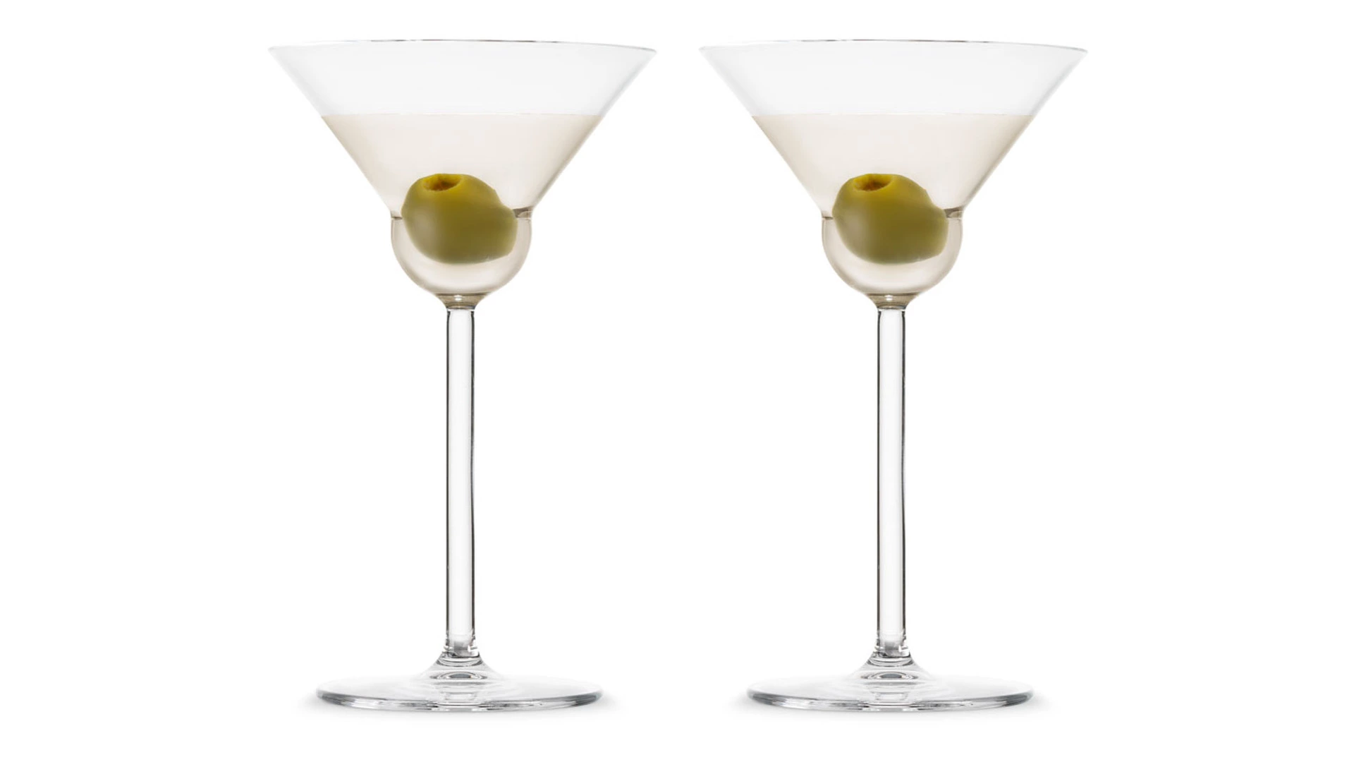 Набор бокалов для мартини Nude Glass Винтаж 190 мл, 2 шт, стекло хрустальное