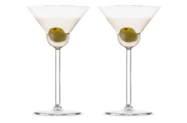 Набор бокалов для мартини Nude Glass Винтаж 190 мл, 2 шт, стекло хрустальное
