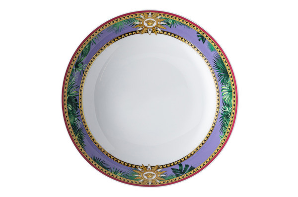 Набор тарелок суповых Rosenthal Versace Мир джунглей 22 см, фарфор, 6 шт