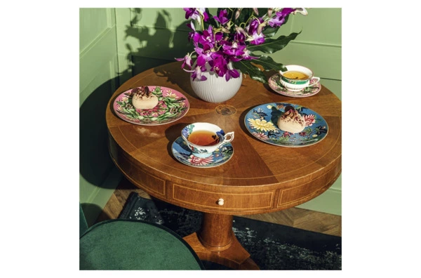 Чашка чайная с блюдцем Wedgwood Изумрудный лес 140 мл, фарфор