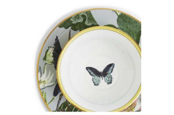 Чашка чайная с блюдцем Wedgwood Водяная лилия 140 мл, фарфор