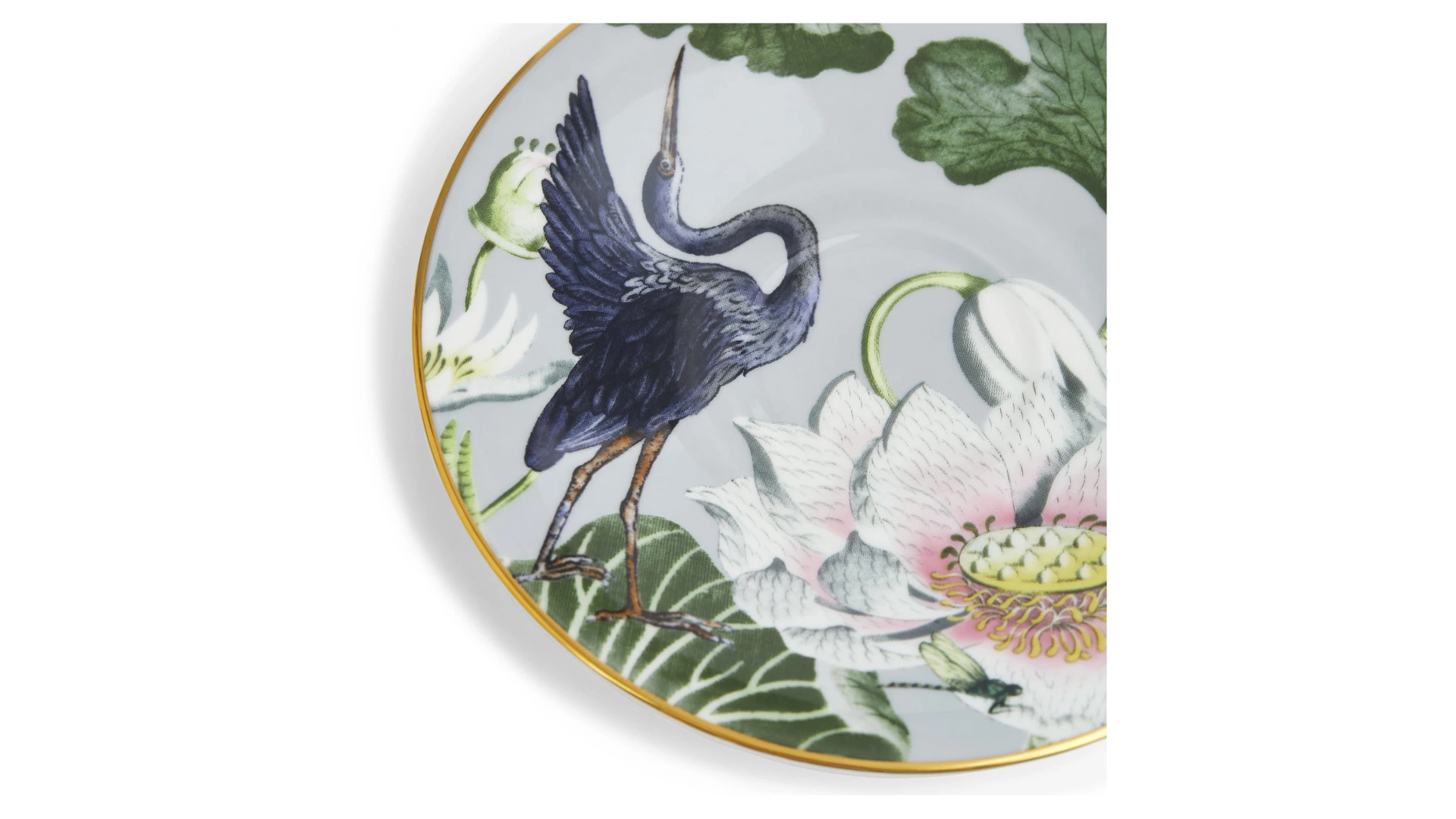 Чашка чайная с блюдцем Wedgwood Водяная лилия 140 мл, фарфор