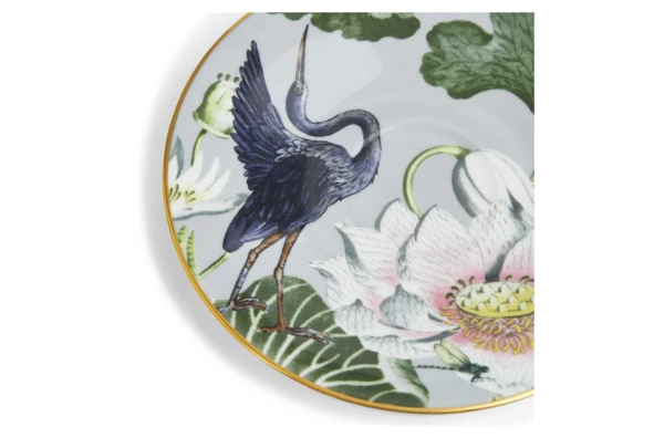 Чашка чайная с блюдцем Wedgwood Водяная лилия 140 мл, фарфор