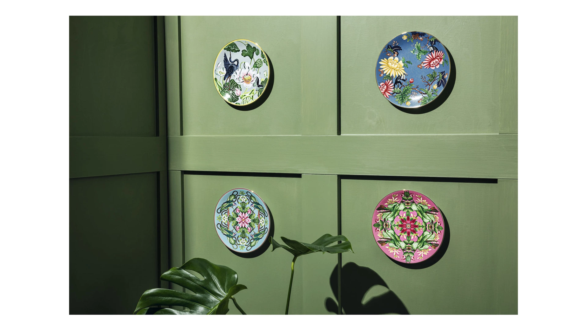 Тарелка закусочная Wedgwood Вандерласт Изумрудный лес 20 см, фарфор