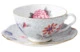 Чашка чайная с блюдцем Wedgwood Кукушка 180 мл, зеленая, фарфор