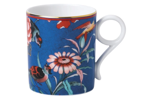 Кружка Wedgwood Пионы 240 мл, фарфор, синяя