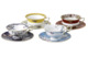 Набор чашек чайных с блюдцами Wedgwood Вандерласт 150 мл, 4 шт, фарфор