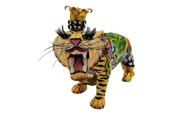 Скульптура Tom's Company Тигр Шир Хан 17х12 см, композит