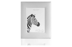Рамка для фото Intersilver Тростник 13x18 см, белый, сталь с посеребрением