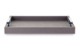 Поднос прямоугольный с ручками Giobagnara Виктор 27,5х38 см, лава