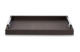 Поднос прямоугольный с ручками Giobagnara Виктор 34,5х44,5 см, лава