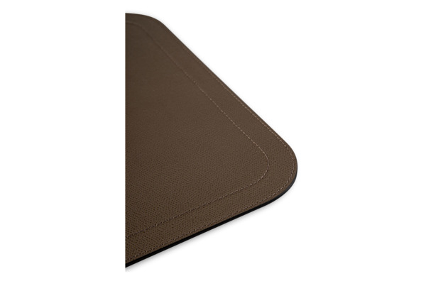 Салфетка подстановочная прямоугольная с закругленными углами GioBagnara Ванни 46х34 см, коричневая