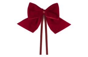 Бант Truffle Bee Bow 9 см, полиэстер, красный