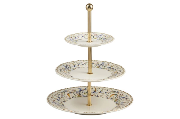 Блюдо трехъярусное Gien Тоскана 28,5 см, фаянс