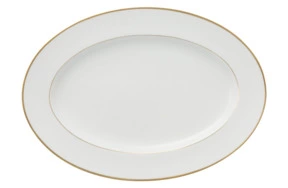 Блюдо овальное Noritake Сара Голд 37 см, фарфор