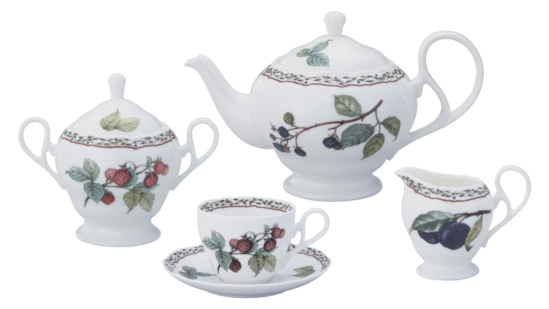 Сервиз чайный Noritake Фруктовый сад на 4 персоны 11 предметов