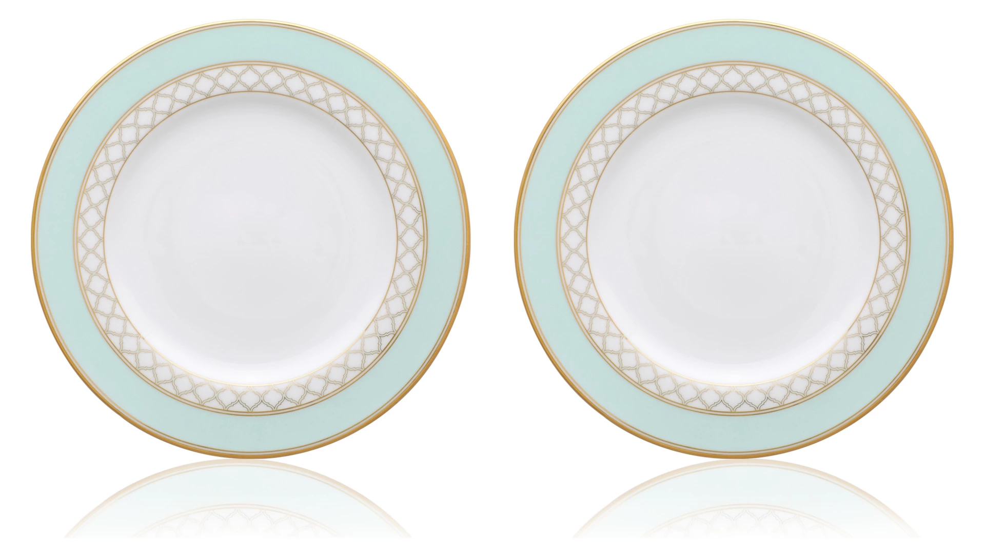Набор тарелок закусочных Noritake Царский дворец, Тиффани 21 см, 2 шт