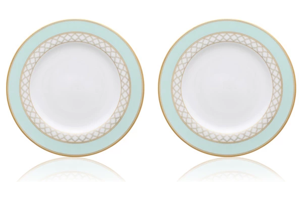 Набор тарелок закусочных Noritake Царский дворец, Тиффани 21 см, 2 шт