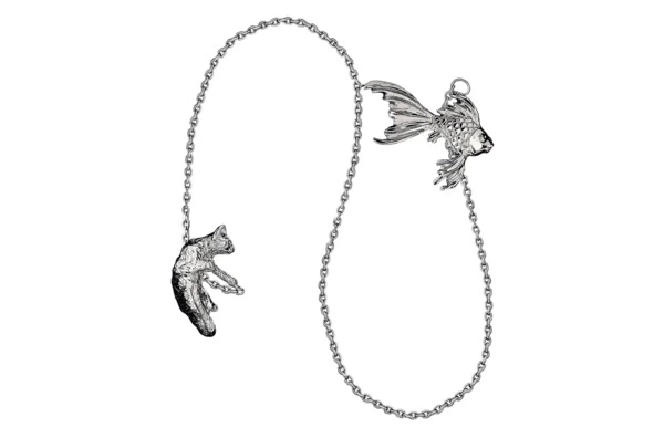 Ионизатор воды в футляре АргентА От Души Кот 25,57 г, серебро 925