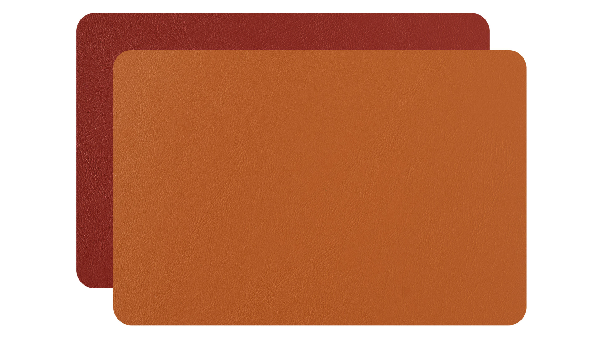 Плейсмат прямоугольный ADJ 45х30 см, кожа натуральная, бордо