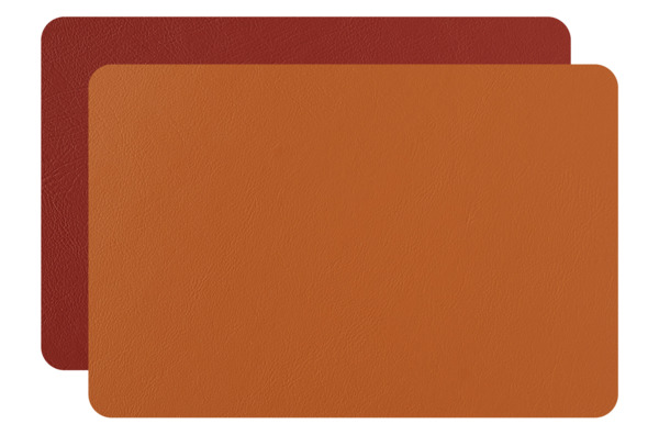 Плейсмат прямоугольный ADJ 45х30 см, кожа натуральная, бордо