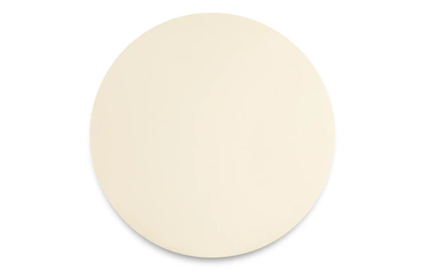 Плейсмат круглый ADJ d35 см, кожа натуральная, белый, панна котта