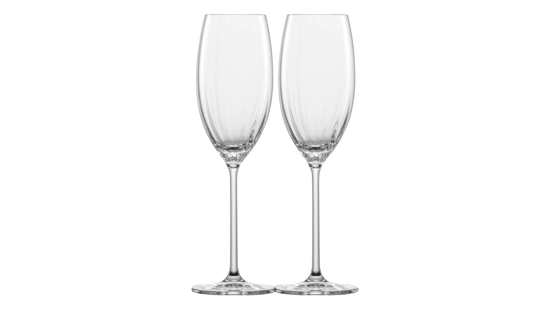 Набор бокалов для шампанского Zwiesel Glas Prizma 288 мл, 2 шт, стекло хрустальное