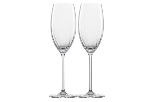 Набор бокалов для шампанского Zwiesel Glas Prizma 288 мл, 2 шт, стекло хрустальное