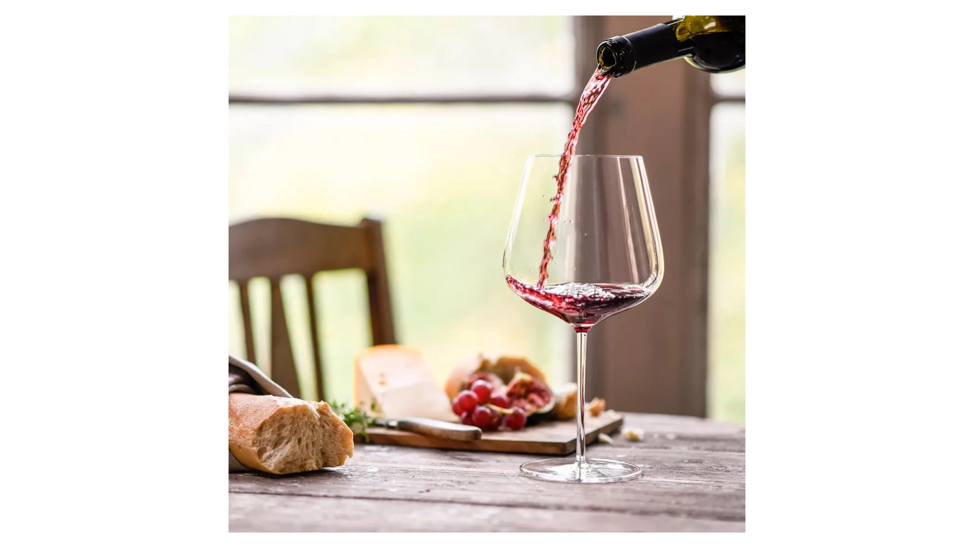 Набор бокалов для красного вина Zwiesel Glas Vervino Burgundy 995 мл, 2 шт, стекло хрустальное