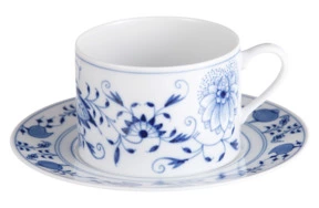 Чашка кофейная с блюдцем Meissen Луковый декор 250 мл, п/к