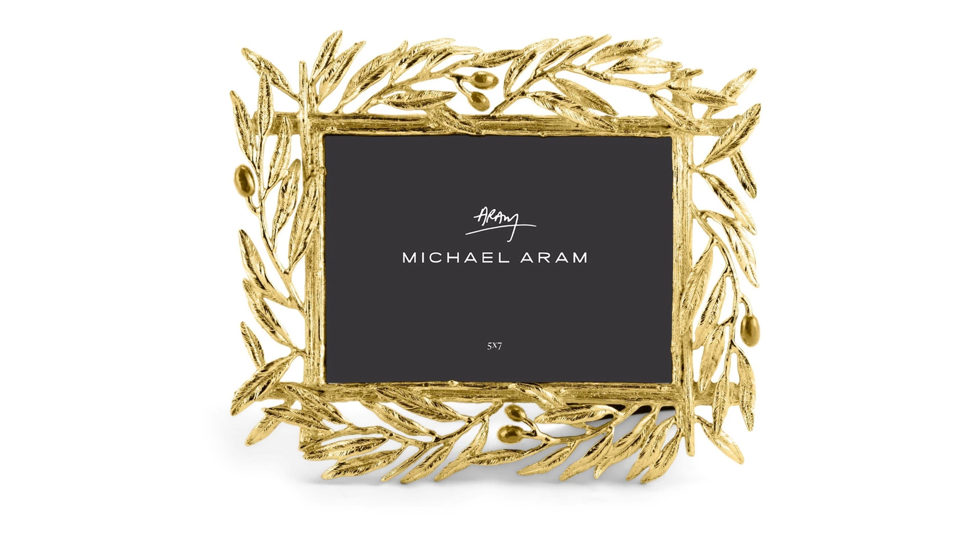 Рамка для фото Michael Aram Золотая оливковая ветвь 13х18 см, сталь нержавеющая