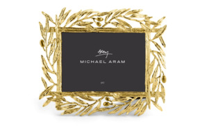 Рамка для фото Michael Aram Золотая оливковая ветвь 13х18 см, сталь нержавеющая