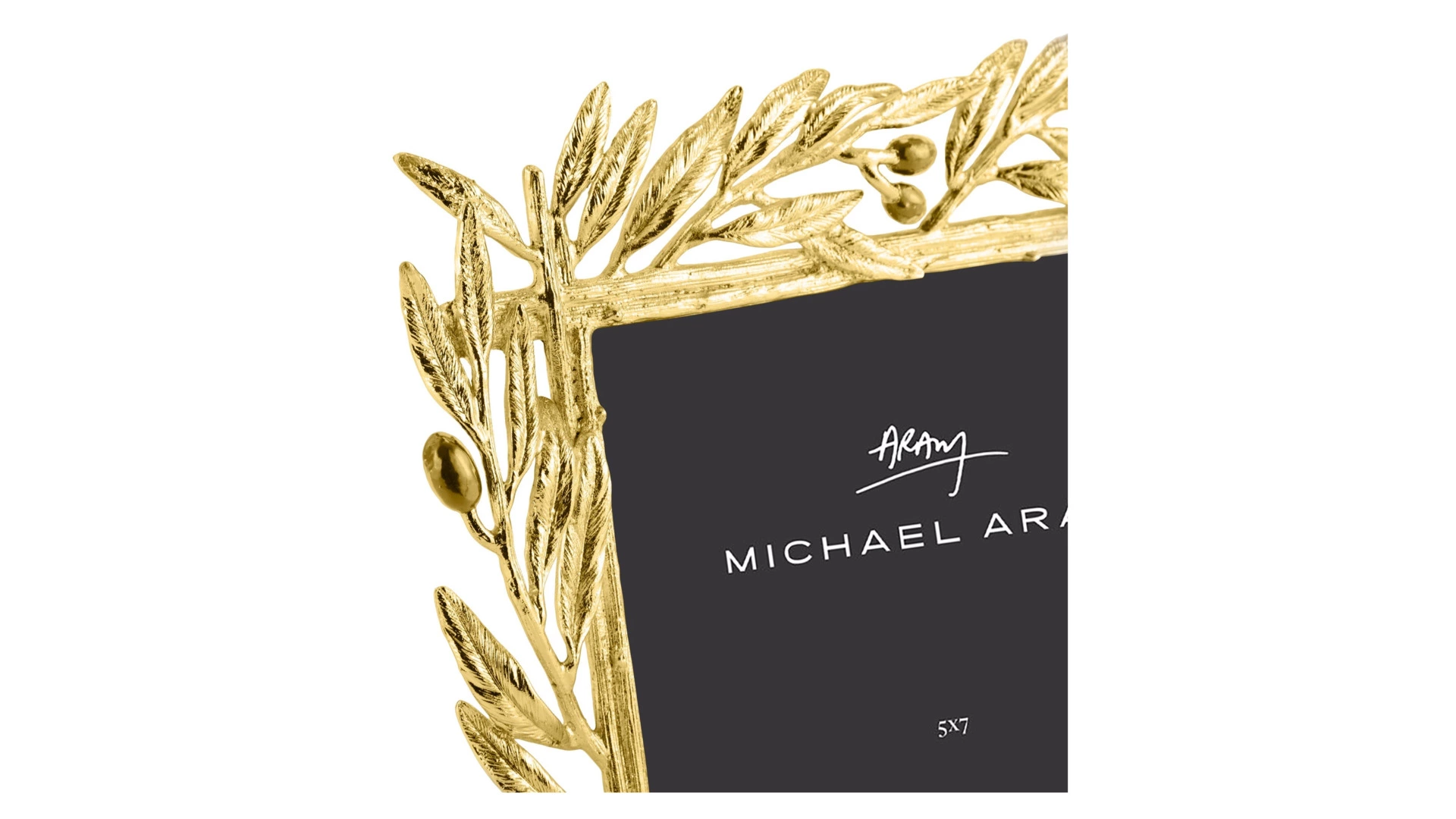Рамка для фото Michael Aram Золотая оливковая ветвь 13х18 см, сталь нержавеющая