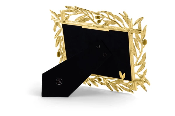 Рамка для фото Michael Aram Золотая оливковая ветвь 13х18 см, сталь нержавеющая