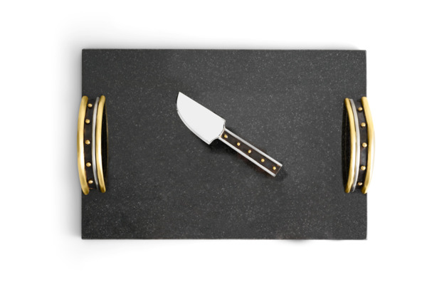 Доска для сыра с ножом Michael Aram Нага 38х25 см